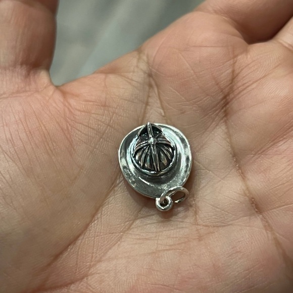 Retired James Avery Firefighter Helmet Charm - Picture 2 of 4